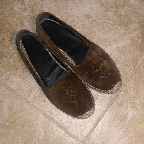 Monogram YSL suede brown - Picture 3 of 8